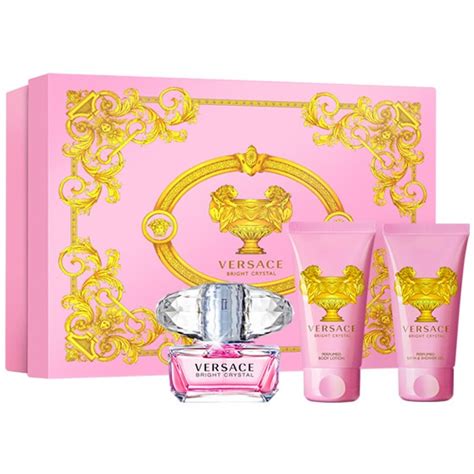 versace bright crystal 50ml eau de toilette gift set